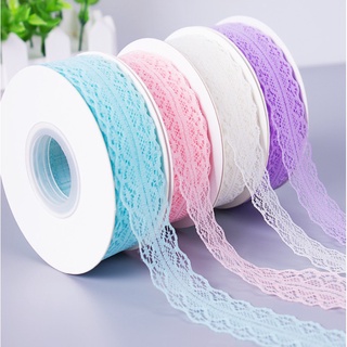 Ruy băng ren lưới hoa rộng 3cm [lẻ 5 mét] viền hai biên phụ kiện trang trí handmade, làm nơ, bó hoa, hộp quà