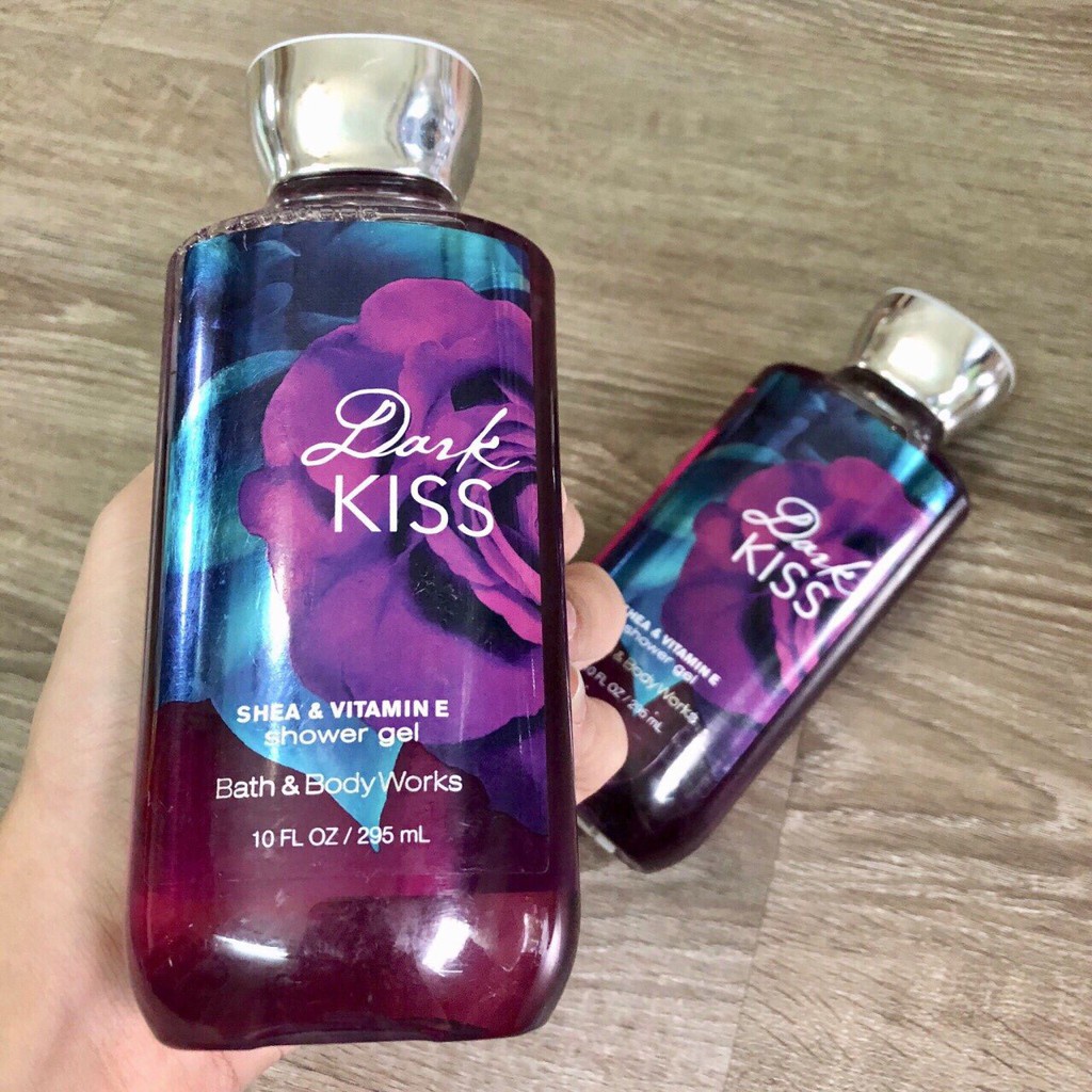 Sữa tắm Bath Body Works Dark Kiss Shower Gel ml Dark Kiss Chai Shopee Việt Nam