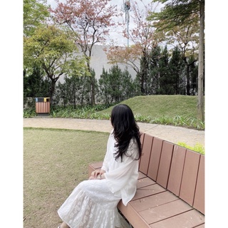 Đầm dây tơ hoa đuôi cá Sophie dress Ma Vie