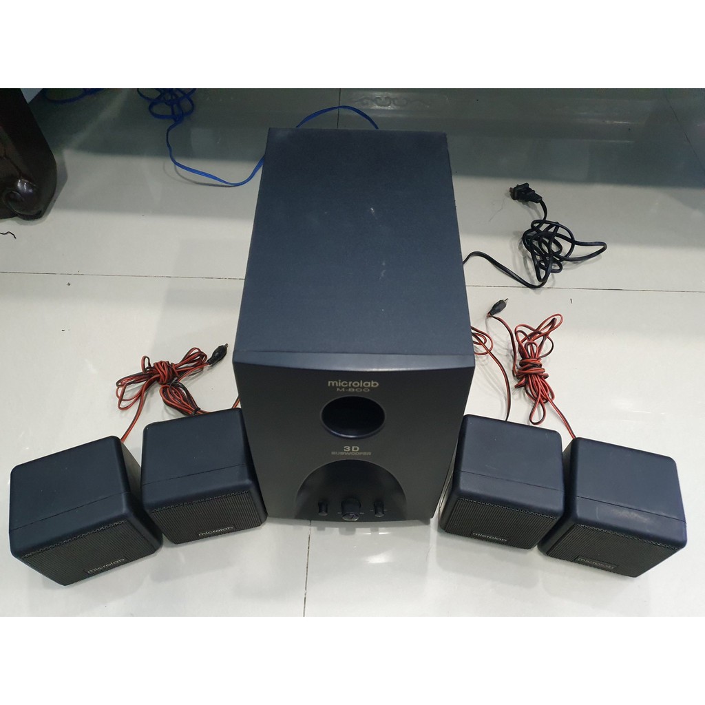 Mã 99ELHA giảm 7% đơn 300K] Loa vi tính Microlab M800 4.1 Đã Qua ...