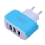 Củ cắm sạc 3 cổng Usb 3.1A nhiều màu sạc tiện dụng nhiều thiết bị, đầu vào: 100-240V 50-60Hz 1.0A l Củ sạc 3 đầu cắm