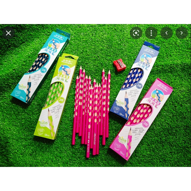 Bút Chì 2B Định Vị Tư Thế Cầm (hộp) - Đồ dùng dạy học Miki