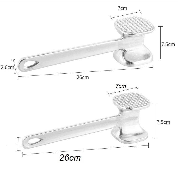 Búa dần mềm thịt 2 đầu ,đập đá ,giã gừng, tỏi cao cấp tiện dụng