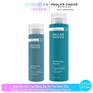 Sữa Rửa Mặt Cân Bằng Độ Ẩm Và Giảm Dầu Paula's Choice Skin Balancing Oil-Reducing Cleanser 237ml