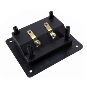OXXGGKAO Vuông 2 Vị Trí Hộp Nối Lò Xo Kẹp Loa Tủ Ràng Buộc Bài Cốc Sửa Chữa Hộp Loa Thiết Bị Đầu Cuối Cốc