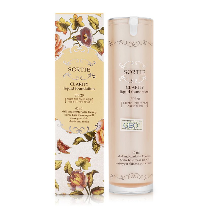 Ảnh Kem nền trang điểm Sortie Clarity Liquid Foundation 40ml 1