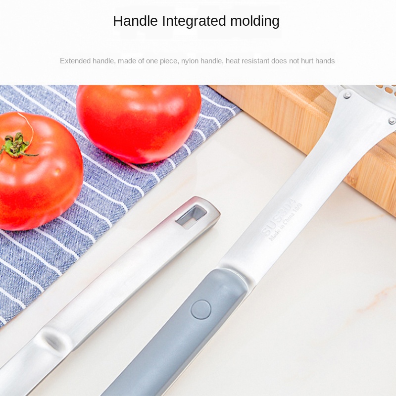 Dụng cụ lọc mì ống bằng thép không gỉ 304 cao cấp, Dụng cụ thoát nước mì, Máy lọc mì Spaghetti có tay cầm tiện dụng, Quà tặng dụng cụ nhà bếp có tay cầm dài bền bỉ Thìa có rãnh và thìa thoát nước