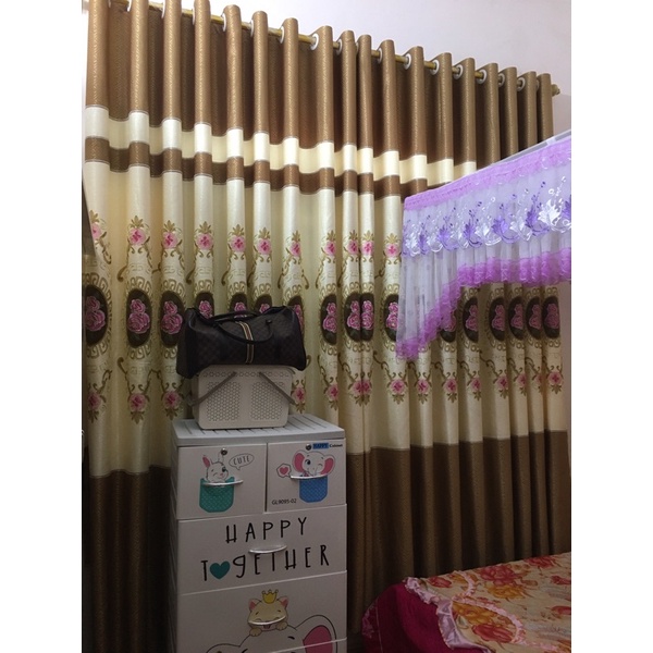 Combo 2 tấm rèm và 1 bộ thanh treo | Shopee Việt Nam