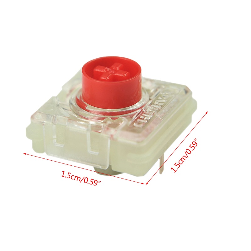 Camp Low-Profile Cherry MX Red Switch Set - 10 Cái cho LP Low Profile Backlit Keyswitc