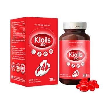 Dầu nhuyễn thể Kioils 350 tốt cho mắt, não, hỗ trợ giảm cholesterol, triglycerid, giảm nguy cơ xơ vữa động mạch