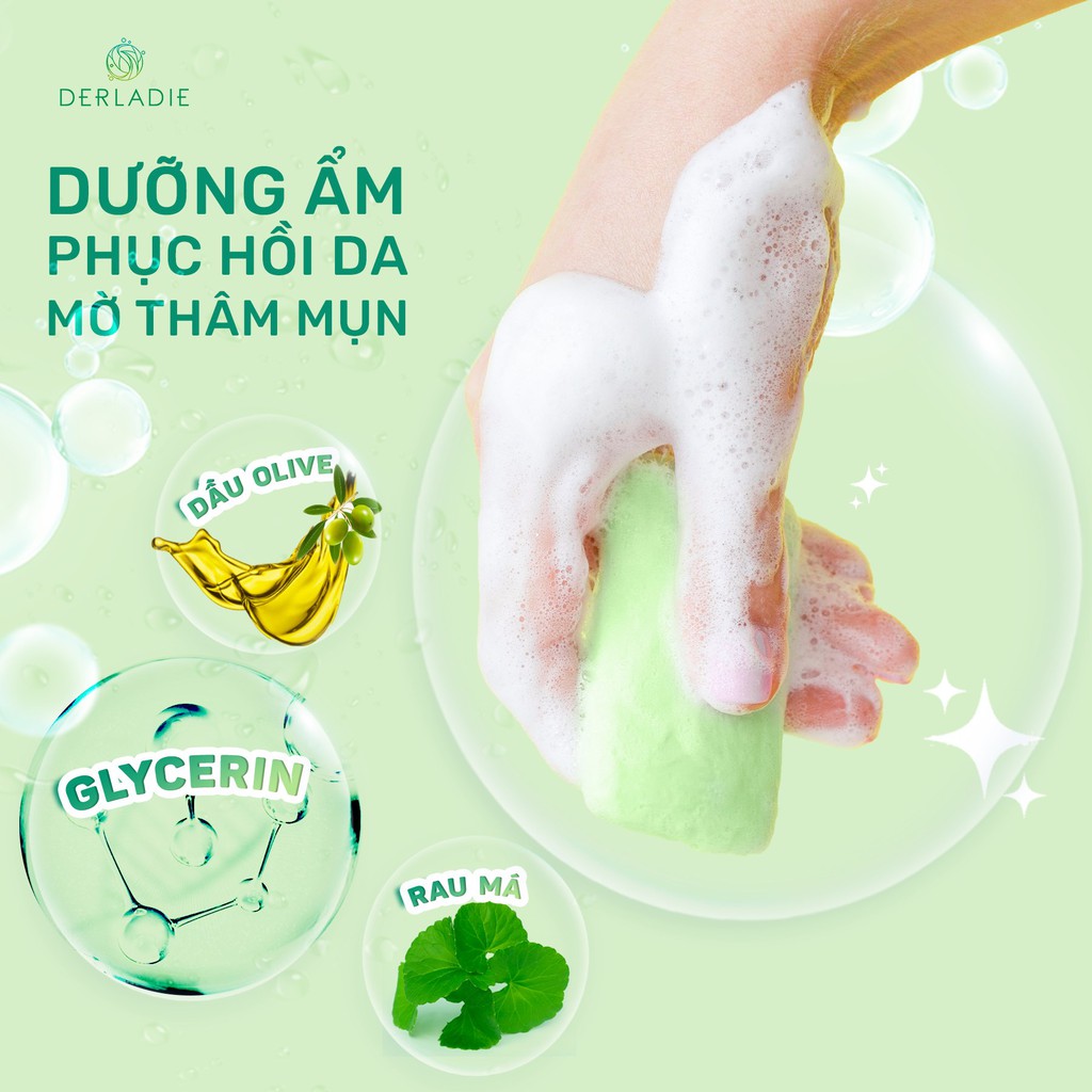 Ảnh Xà Phòng Cơ Thể Derladie Body Cleansing Bar For Blemish Skin (50g) 2