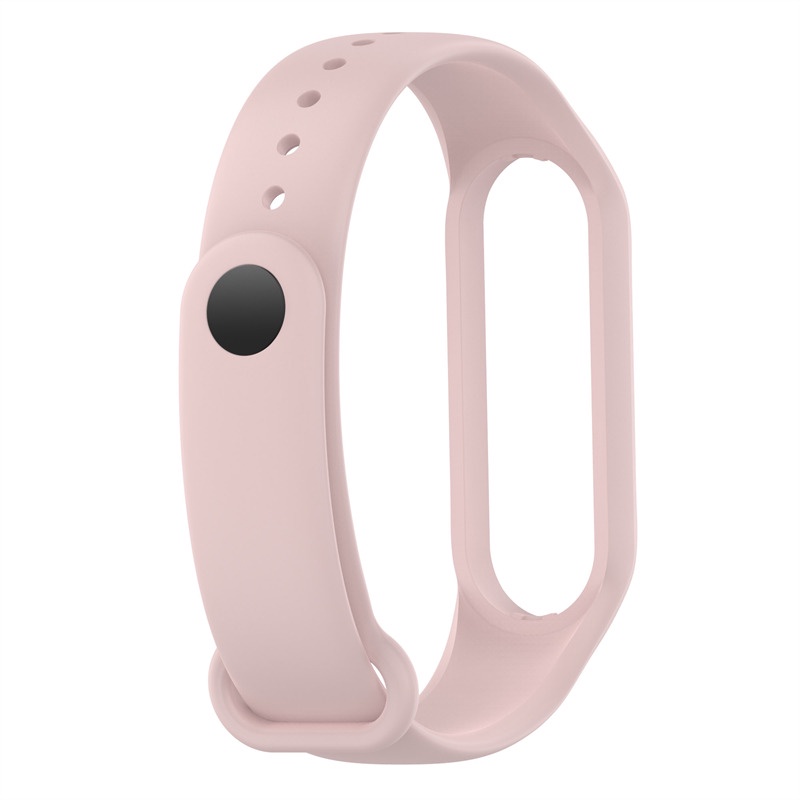 Dây đeo thay thế silicon cho Xiaomi Mi Band 7/6/5/4/3 - màu trơn