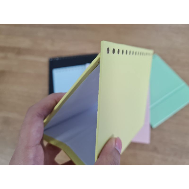 Đế lịch ngang mini 14x11cm nhiều màu pastel (đã đục lỗ sẵn)