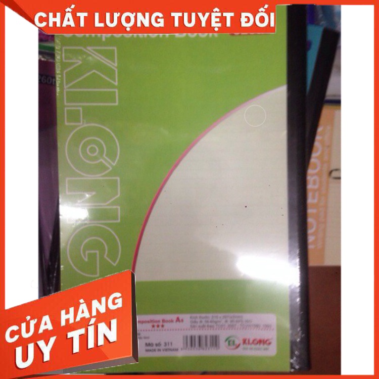 SỔ A4 KLONG 320 TRANG MÃ SP974 - VPP QUỐC HUY.