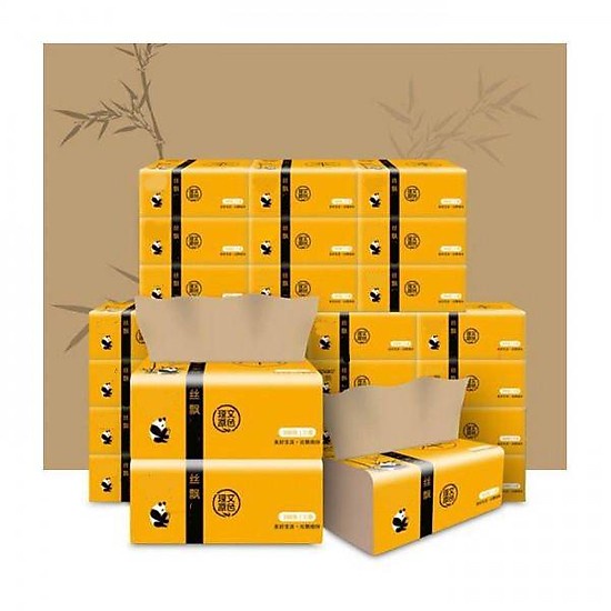 1 Thùng Giấy Ăn Gấu Trúc Hàng Việt Nam. Thùng 30 Gói - Gói 300 Tờ