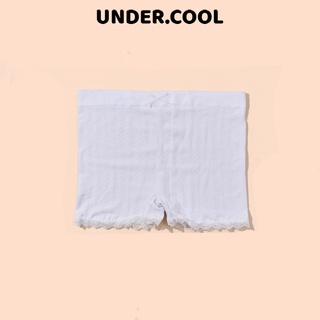Quần Bảo Hộ Mặc Váy UNDERCOOL Gân Tăm Co Giãn Ren Đùi QLD05