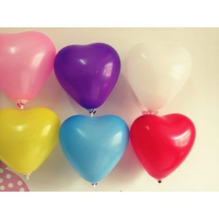 (GIÁ SỐC) SET BỊCH 50 BONG BÓNG TRÁI TIM RẤT ĐẸP CAO CẤP - HÀNG THÁI LAN XỊN 30 cm