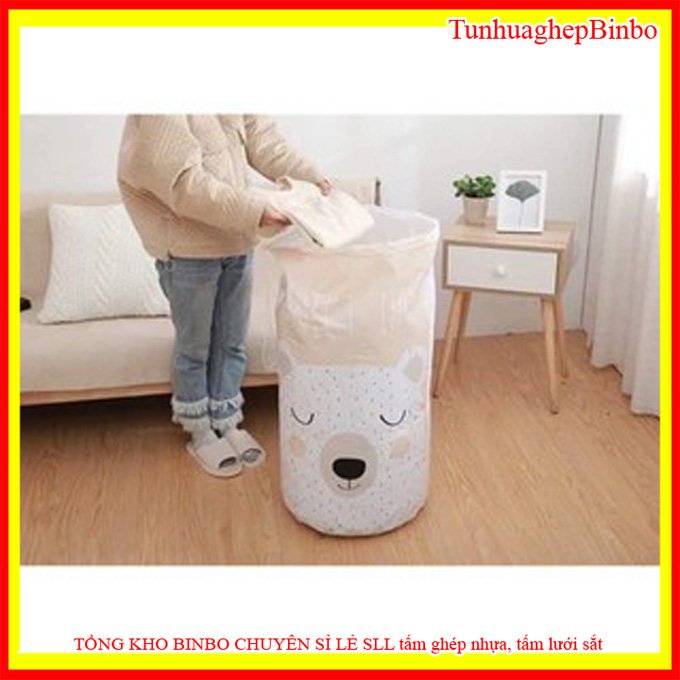 [ lẻ=sỉ ] Túi đựng chăn ga quần áo hình thú cute