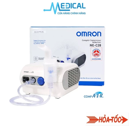 Máy xông mũi họng, khí dung OMRON NEC28