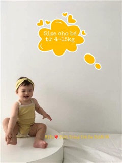 [TẶNG BĂNG ĐÔ] Bodysuit cho bé ❤️ đồ liền thân phong cách Hàn quốc - bộ 2 dây bé gái - Thời trang trẻ em