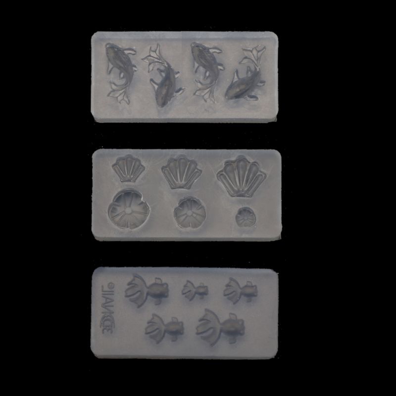 Bộ 3 Khuôn Silicone Nhiều Hình Đa Dạng Làm Trang Sức
