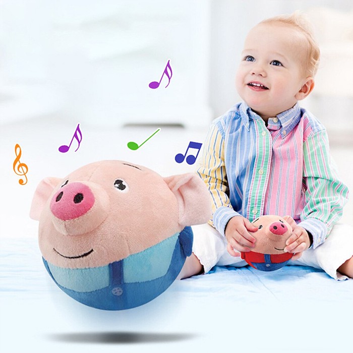 Đồ Chơi Heo/Lợn Nhồi Bông Biết Hát, Biết Nhảy, Biết Ghi Âm Tiếng Việt Cho Bé