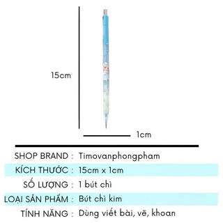 Bút Chì Kim 0.5 0.7 Cute Ngòi Bấm Vẽ Họa Cụ Đồ Dùng Học Tập Độc Lạ VPB17