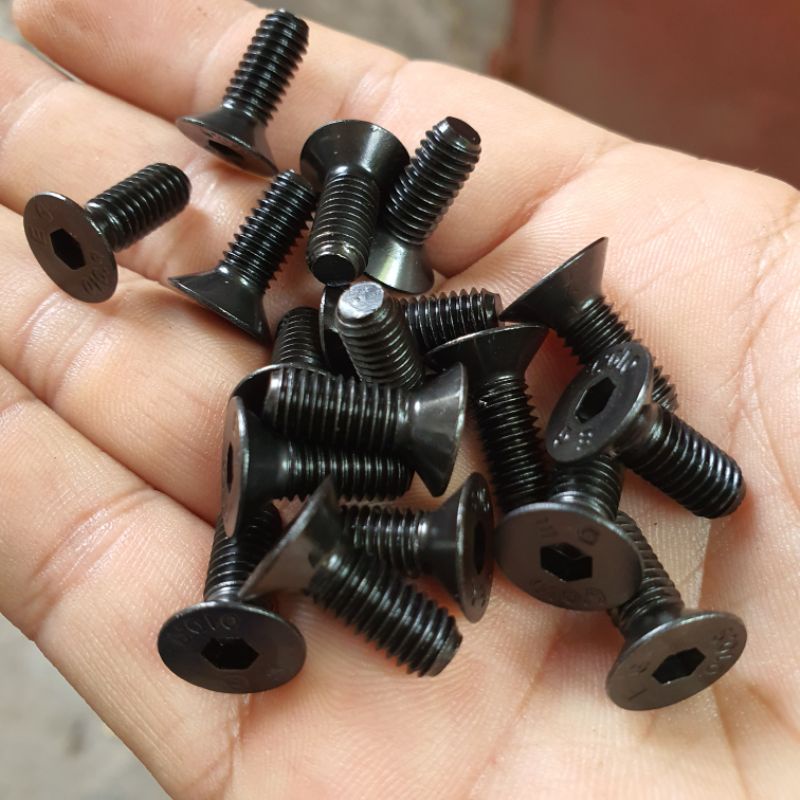100 con bulong lục giác đầu bằng M6 dài 15mm | Shopee Việt Nam