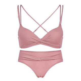 1 bộ dây đeo chéo cô gái trẻ sexy bộ áo ngực thoải mái không dây áo ngực nữ liền mạch lưng đẹp đồ lót nữ đẩy lên đồ lót bralette nữ