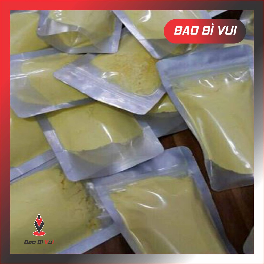 [1KG] Túi zip bạc đáy đứng mặt bạc mặt trong đủ size - BAO BÌ VUI