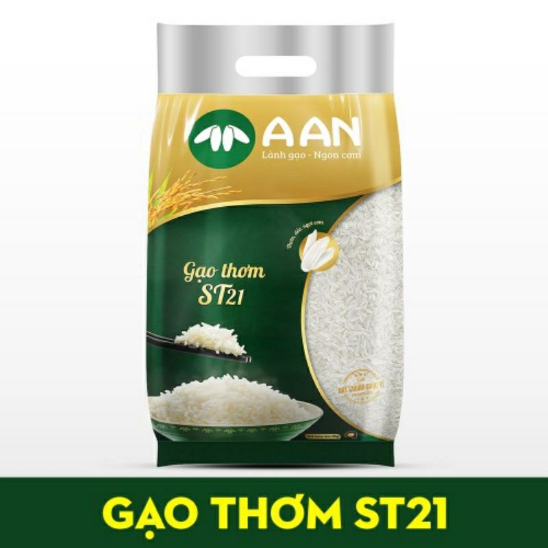 Gạo st21 A An túi 5kg | Shopee Việt Nam