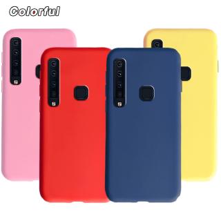 Ốp điện thoại TPU silicon mềm mặt nhám màu kẹo cho Samsung A9 A7 A6 Plus 2018 J8 J4 J6plus