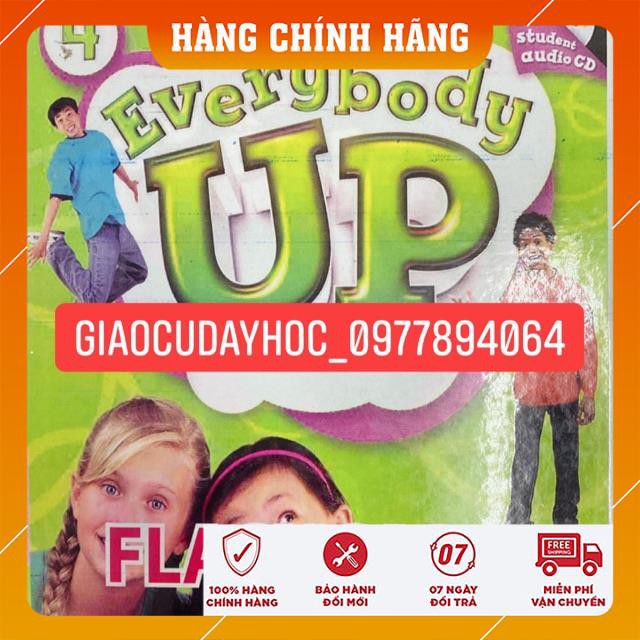 Flashcard Everybody Up 4( Giấy C300 Cán Bóng) | Shopee Việt Nam