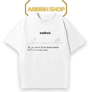 Áo Thun SAD BOIZ SADDINO (3) Nam Nữ Unisex Form Rộng Tay Lỡ, AT106 trending xu hướng hình khủng long nhảy t-rex siêu HOT