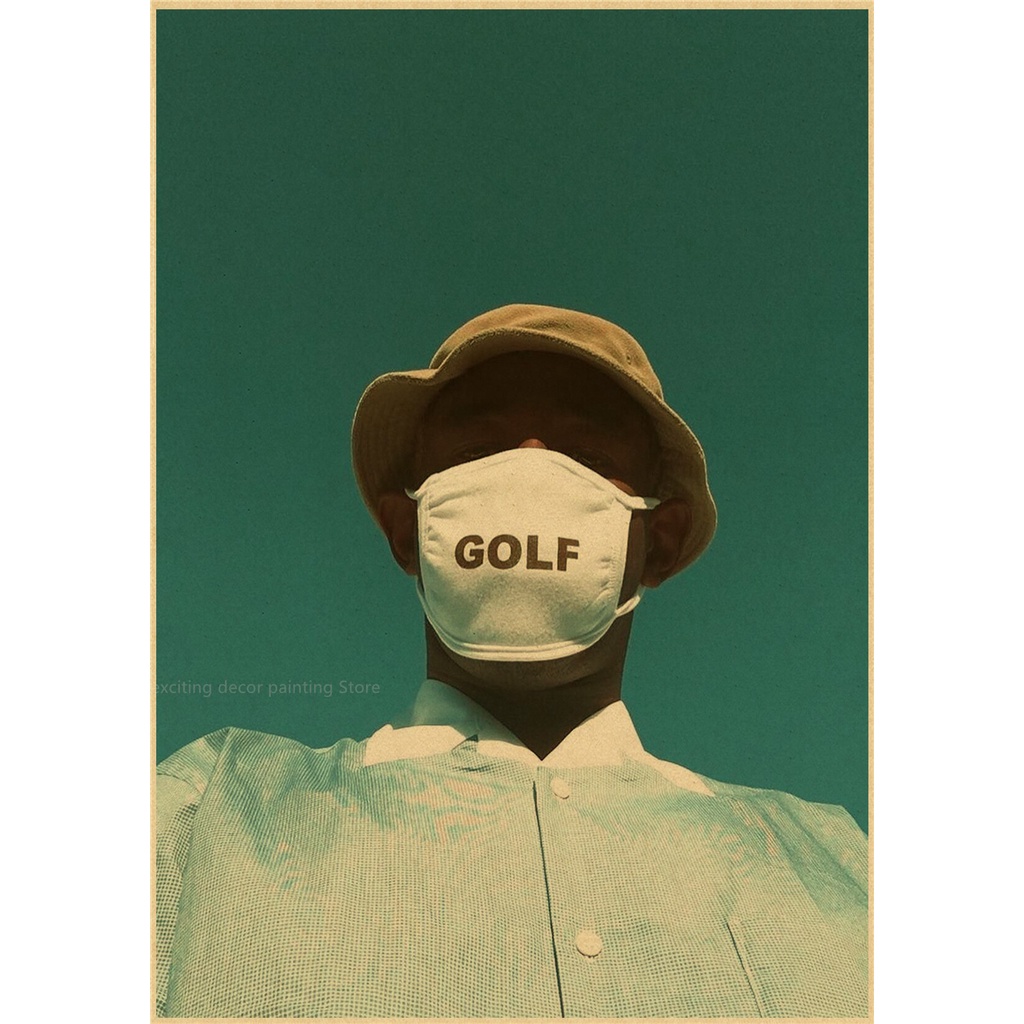 Poster Giấy Kraft Treo Tường Trang Trí In Hình Rapper Tyler The Creator ...