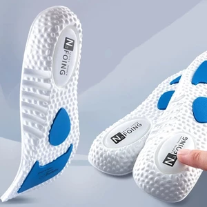 Đế Lót Giày Thể Thao Bằng Silicone Mềm Co Giãn Thoáng Khí Chống Sốc Định Hình Cho Nam Và Nữ