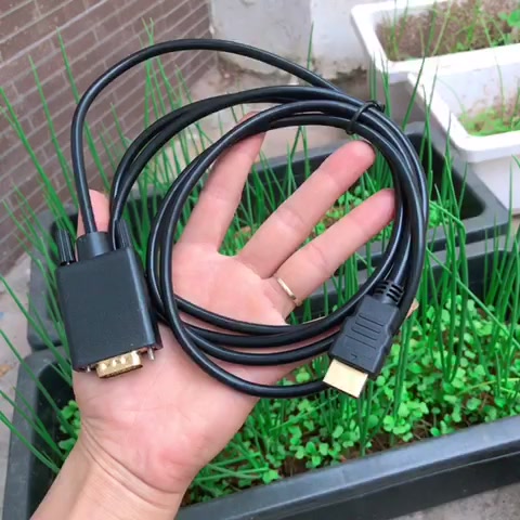 Dây Cáp chuyển đổi tín hiệu HDMI sang VGA chuẩn 1080p dài 1.8m, Cáp ...