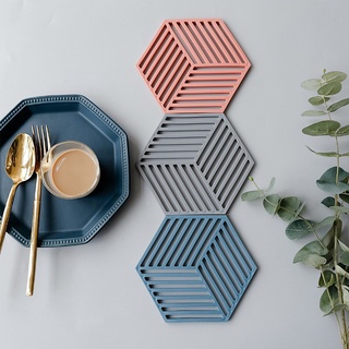 Set 2 Lót nồi silicon chống nóng chịu nhiệt chống trượt chất liệu silicon cao cấp 88294