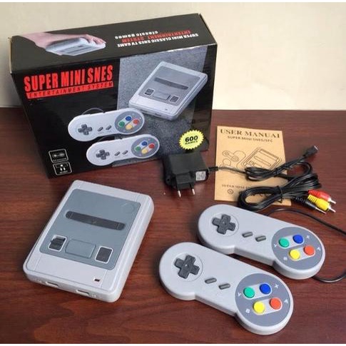 Máy chơi game 2 người chơi only one- HD GAME 620 game, kết nối TV, đồ họa  3D phiên bản SNES Mini SFC Retro Game cầm tay 4 nút cao cấp- BẢO