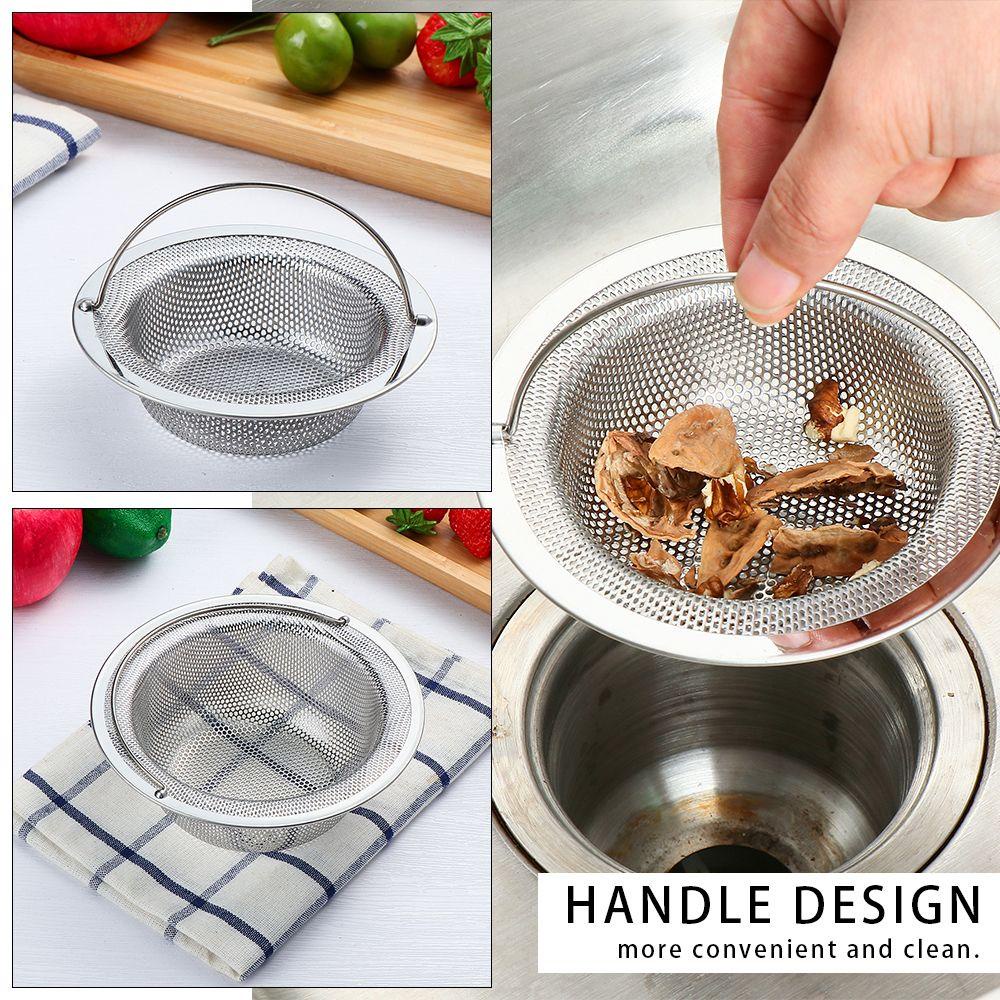 SIMPLEAID Cắm Giỏ Lọc Dụng Cụ Nhà Bếp Nhà Xả Chất Thải Lưới Thép Không Gỉ Nhồi Bông Bao Rây Lọc