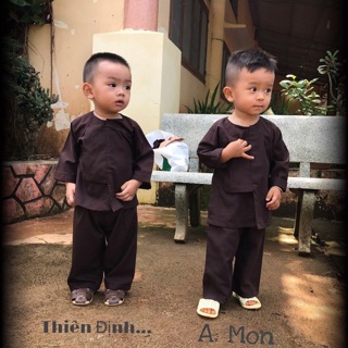 Đồ Lam Đi Chùa Cho Bé # Mẫu Vạc Hò # Đồ Bộ Bé Trai Gái # Quần Áo Bé