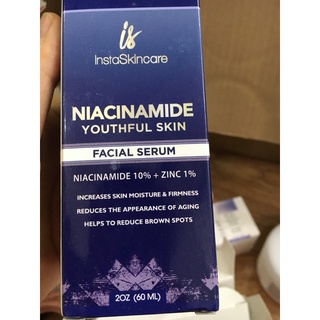 Serum Niacinamide cho mặt 10% với kẽm 1% Vitamin B3 sáng da InstaSkincare