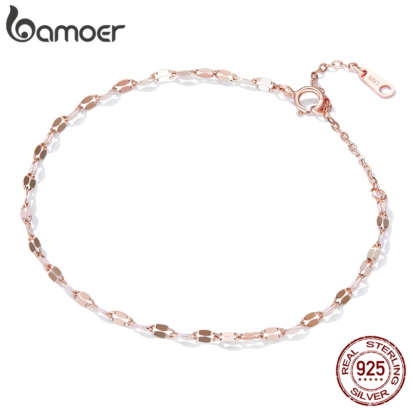 Vòng đeo tay BAMOER bạc 925 thời trang cho nữ