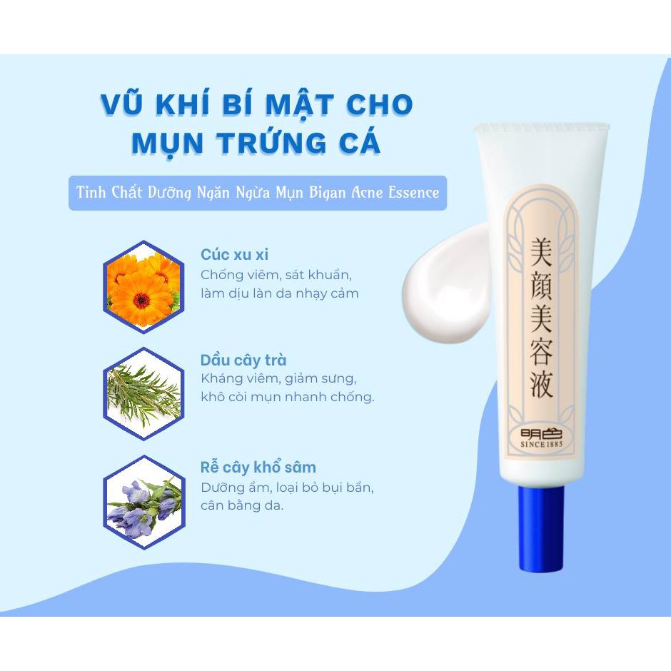 Ảnh Tinh Chất Dưỡng Ngăn Ngừa Mụn MEISHOKU Bigan 15G 2