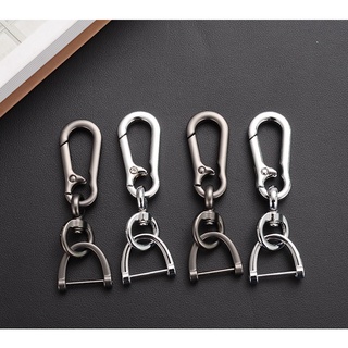 [Siêu chất] Móc treo chìa khóa hình móng ngựa, móc khóa chữ D, móc khóa ô tô xe máy , móc inox cao , tô vít vặn kính