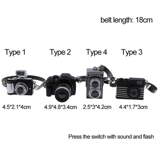 INENK Búp Bê Thu Nhỏ Camera Thời Trang Nhà Búp Bê Phụ Kiện Quà Tặng Shutter Và Flash