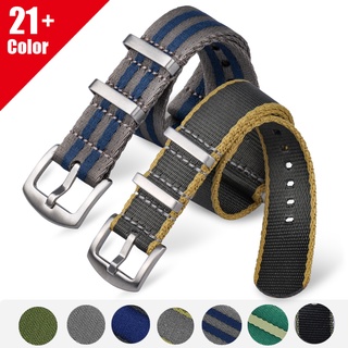 Dây Đeo Sợi Nylon Chất Lượng Cao 20mm 22mm Cho Đồng Hồ Thể Thao 007 James Bond