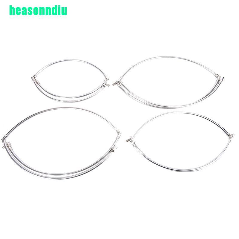 HO Thép không gỉ Câu Cá Gấp Lưới Brail Tròn Dipnet Giải Quyết Phụ Kiện