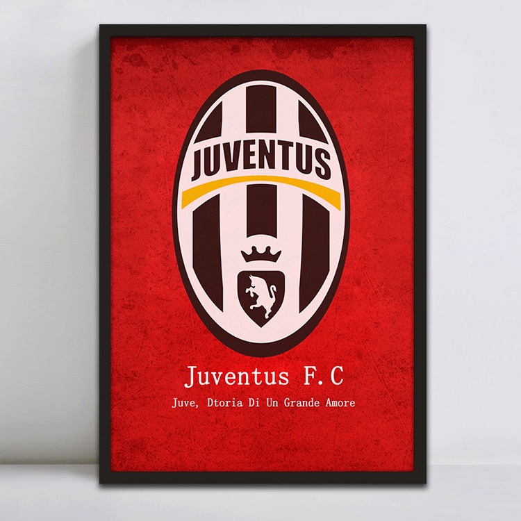 Đội Bóng Đá Ký Logo Trang Trí Tranh Manchester United Liverpool AC Milan Real Madrid Canvas In Chelsea Tottenham Poster Cho Gia Đình Nghệ Thuật Treo Tường