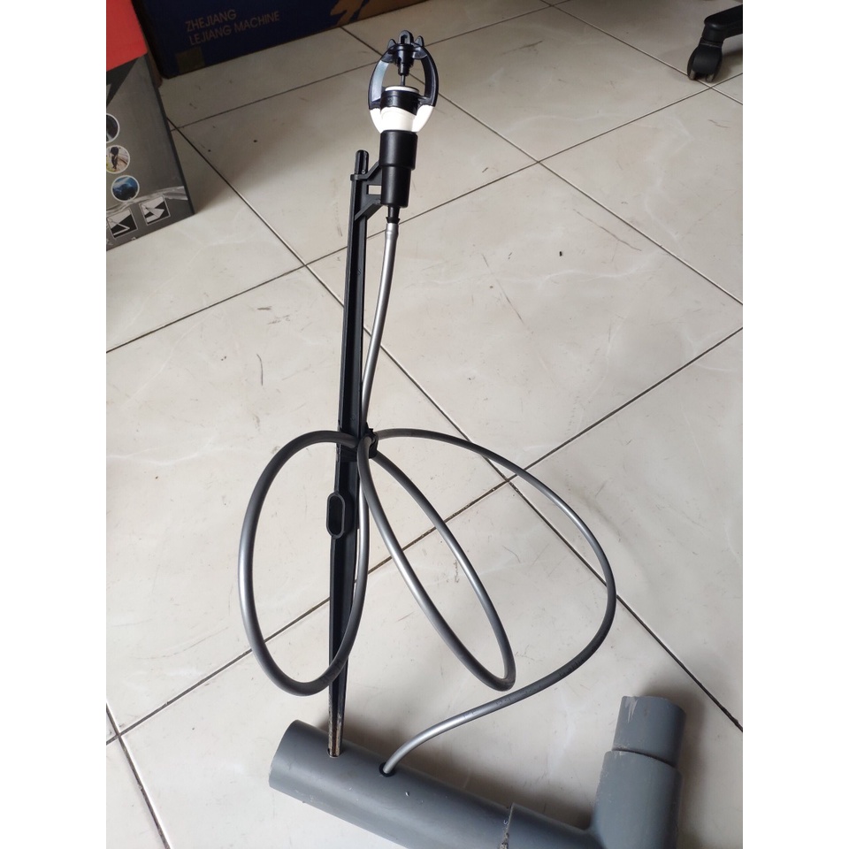 Cây cắm giữ béc phun mưa, cây căm béc 45cm có ren 17mm, cây cắm 45cm 2 đầu gài